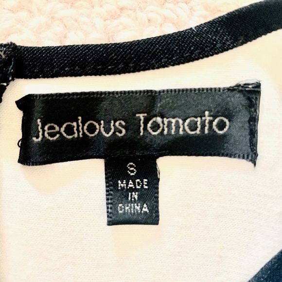 JEALOUS TOMATO Women’s Dress👗 Black & White Etched Print🖤🩶🤍 (Small) LIKE NEW - Picture 9 of 9